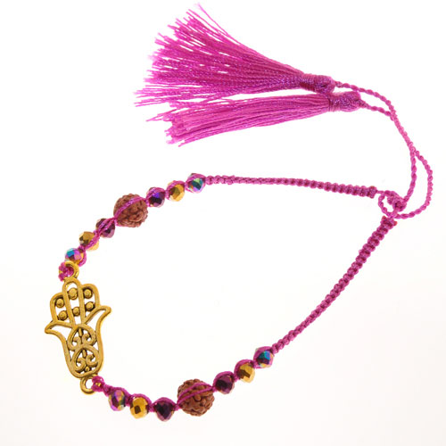 BRACCIALI MORBIDI TASSEL FATIMA CIRCLE COLORE ORO - Image 6