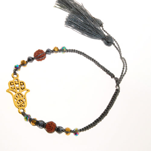 BRACCIALI MORBIDI TASSEL FATIMA CIRCLE COLORE ORO - Image 7