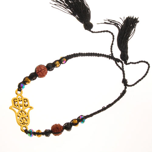 BRACCIALI MORBIDI TASSEL FATIMA CIRCLE COLORE ORO - Image 9