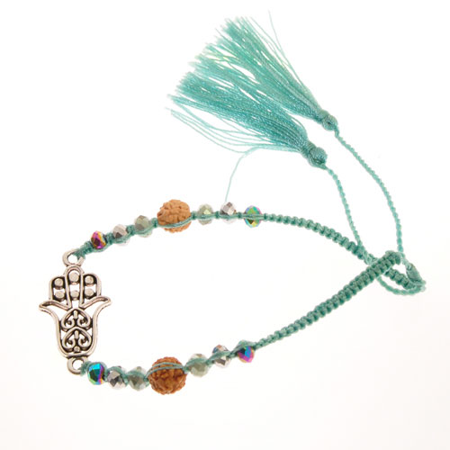 BRACCIALI MORBIDI TASSEL FATIMA COLORE ARGENTO - Image 3