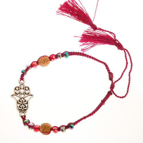 BRACCIALI MORBIDI TASSEL FATIMA COLORE ARGENTO - Image 5