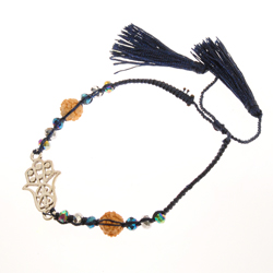 BRACCIALI MORBIDI TASSEL FATIMA  COLORE ARGENTO