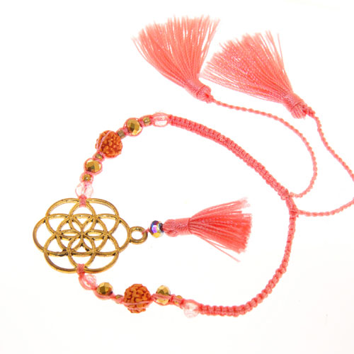 BRACCIALI MORBIDI TASSEL MANDALA COLORE ORO - Image 2