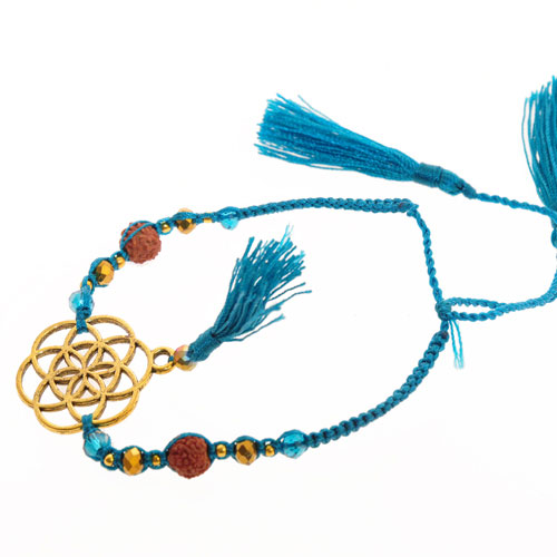 BRACCIALI MORBIDI TASSEL MANDALA COLORE ORO - Image 4