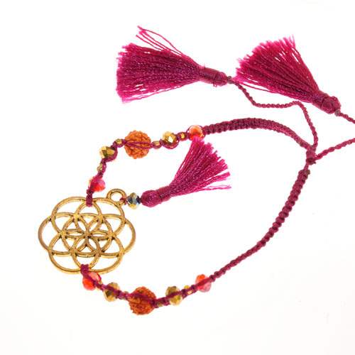 BRACCIALI MORBIDI TASSEL MANDALA COLORE ORO - Image 5