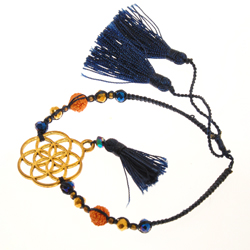 BRACCIALI MORBIDI TASSEL MANDALA  COLORE ORO