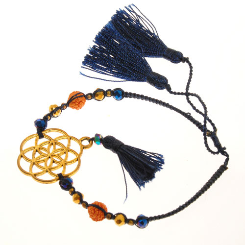 BRACCIALI MORBIDI TASSEL MANDALA COLORE ORO - Image 10