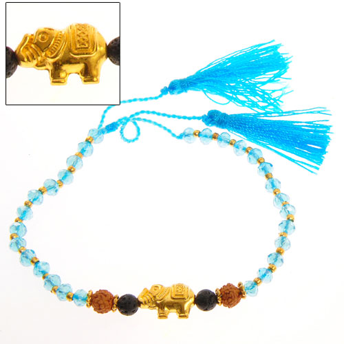 BRACCIALI TASSEL ELEFANT GANITRI LAVA ORO - Image 4