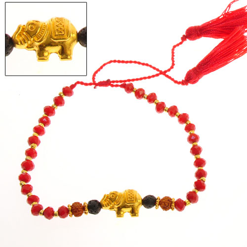 BRACCIALI TASSEL ELEFANT GANITRI LAVA ORO - Image 5
