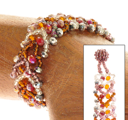 BRACCIALI SPIGA SMALL CRYSTAL STRIPE