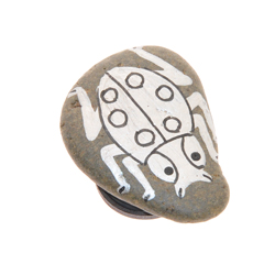 CALAMITA SASSO COCCINELLA