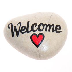 CALAMITA SASSO BIANCO WELCOME MOTIF