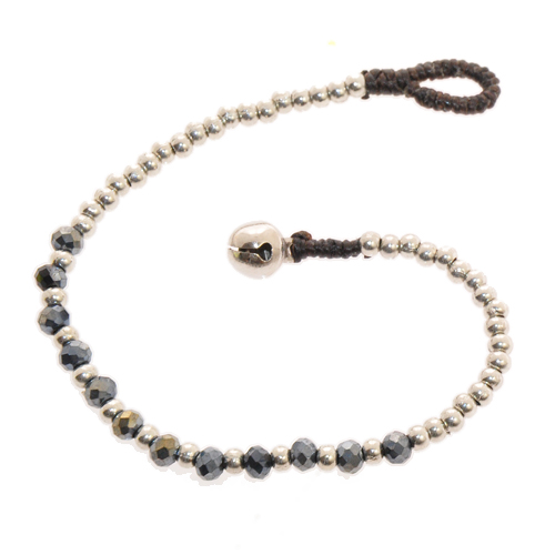 BRACCIALI SIMPLE COMB CRYSTAL W/BUTTON SILVER - Image 7