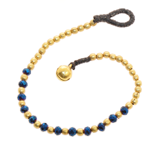 BRACCIALI SIMPLE COMB CRYSTAL W/BUTTON GOLD - Image 3