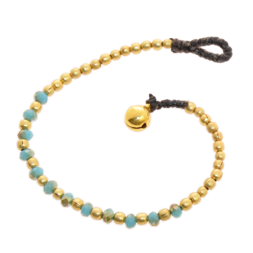 BRACCIALI SIMPLE COMB CRYSTAL W/BUTTON GOLD - Image 4