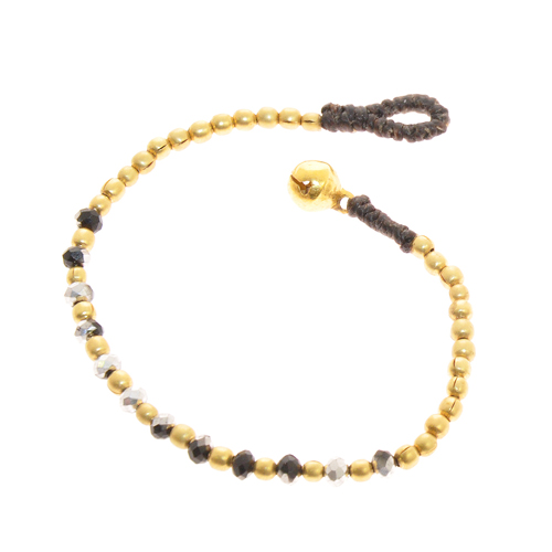 BRACCIALI SIMPLE COMB CRYSTAL W/BUTTON GOLD - Image 5