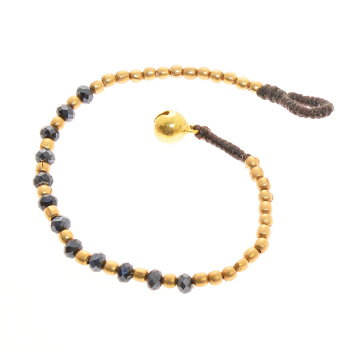 BRACCIALI SIMPLE COMB CRYSTAL W/BUTTON GOLD - Image 12