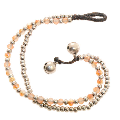 BRACCIALI 2 LINES COMB CRYSTAL W/BUTTON SILVER - Image 6