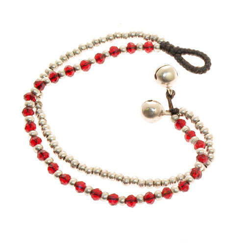 BRACCIALI 2 LINES COMB CRYSTAL W/BUTTON SILVER - Image 10