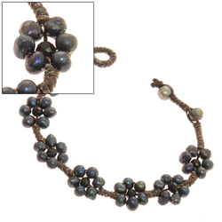 BRACCIALI SIMPLE WITH KNOTED PEARLS