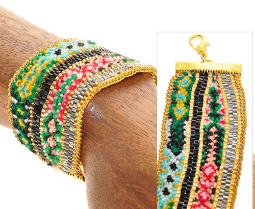 BRACCIALI PURAVIDA LOCA AMBURADOL LARGE GOLD - Image 3