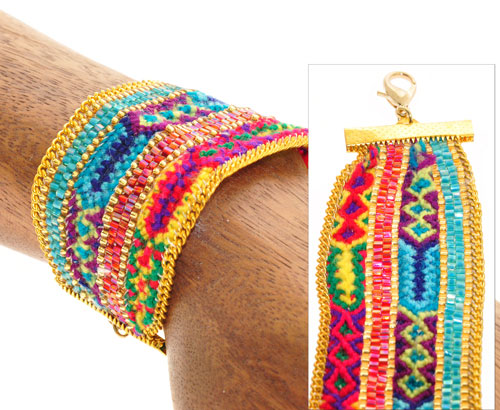 BRACCIALI PURAVIDA LOCA AMBURADOL LARGE GOLD - Image 4