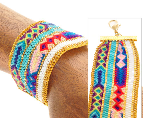 BRACCIALI PURAVIDA LOCA AMBURADOL LARGE GOLD - Image 7