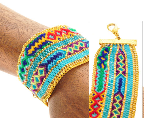 BRACCIALI PURAVIDA LOCA AMBURADOL LARGE GOLD - Image 10