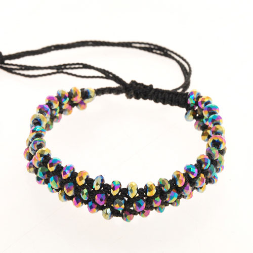 BRACCIALI MACRAME TEMALI 3 LINE KRISTAL - Image 6