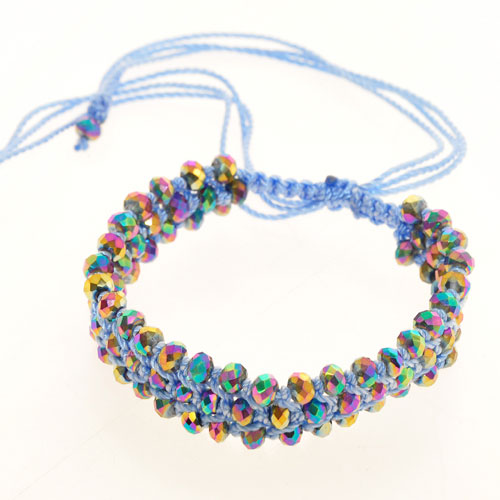 BRACCIALI MACRAME TEMALI 3 LINE KRISTAL - Image 7