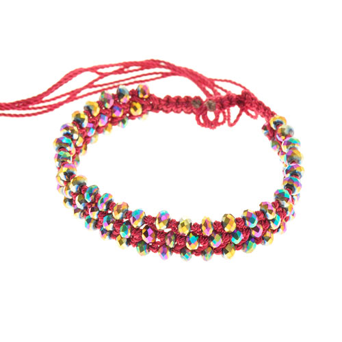 BRACCIALI MACRAME TEMALI 3 LINE KRISTAL - Image 8