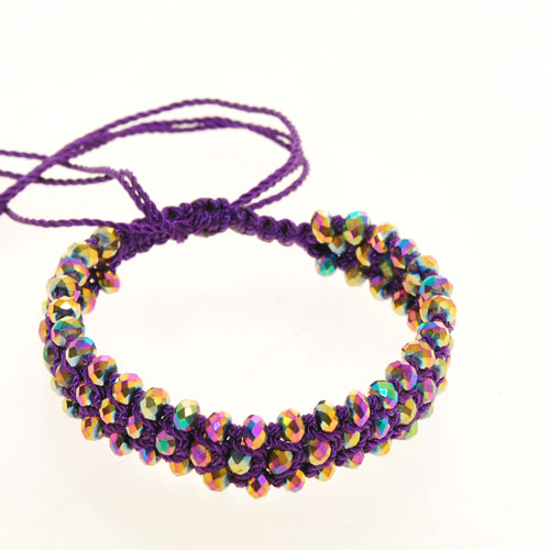 BRACCIALI MACRAME TEMALI 3 LINE KRISTAL - Image 9