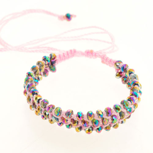 BRACCIALI MACRAME TEMALI 3 LINE KRISTAL - Image 11