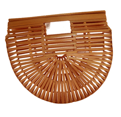 BORSA CORTA MEZZALUNA BAMBOE 30X30X10 CM