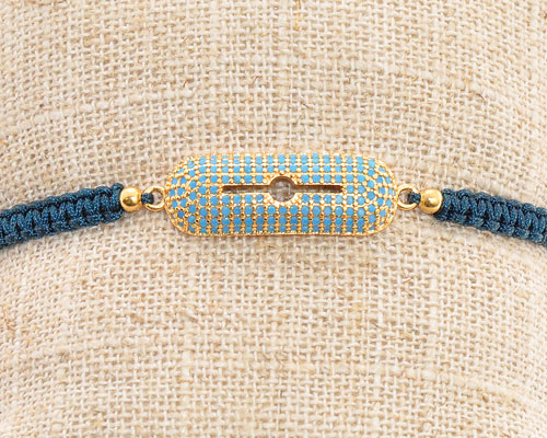 BRACCIALI TEMALI ZIRCON OVAL WITH HOLE - Image 2