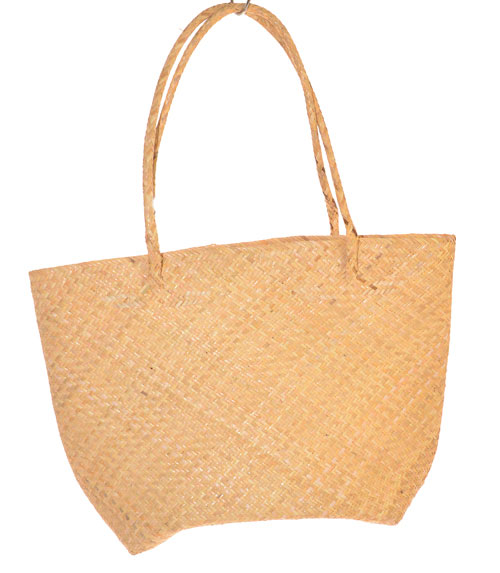 BORSE RATTAN SHORT HANDLE BORNEO PANTAI SQUARE 37 X 44 CM - Image 2