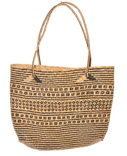 BORSE RATTAN SHORT HANDLE BORNEO PANTAI SQUARE 37 X 44 CM