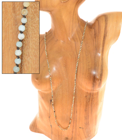 COLLANE 60 CM ROSARIO FULL PIETRA