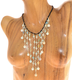 COLLANE SILVER PLATED COMB PIETRA CASSANDRA