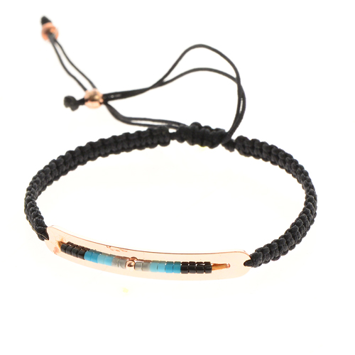 BRACCIALI MIYUKI SINGLE STRIPE ROSE PLATED - Image 7