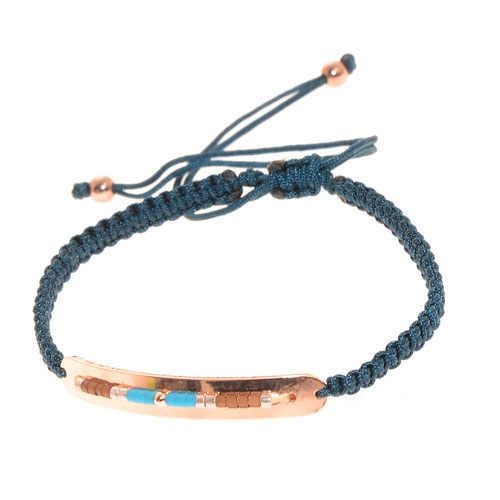 BRACCIALI MIYUKI SINGLE STRIPE ROSE PLATED - Image 3