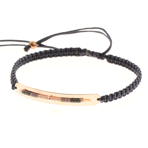BRACCIALI MIYUKI SINGLE STRIPE ROSE PLATED - Image 4