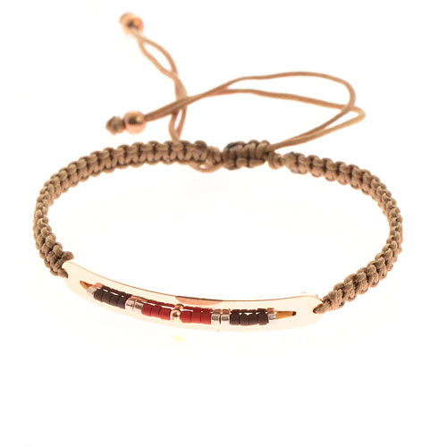 BRACCIALI MIYUKI SINGLE STRIPE ROSE PLATED - Image 5