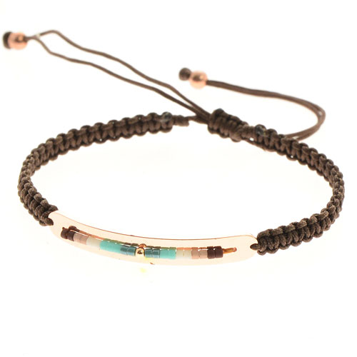 BRACCIALI MIYUKI SINGLE STRIPE ROSE PLATED - Image 6