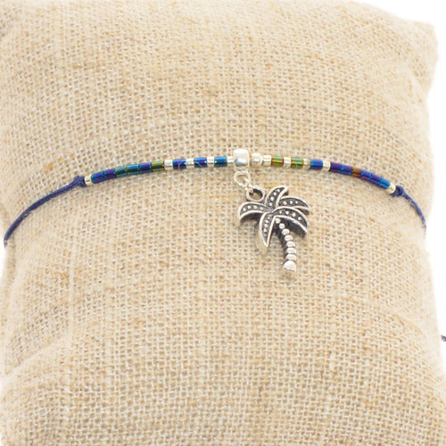 BRACCIALI 1 FILO MIUKI CON PENDENTE PALMA - Image 3