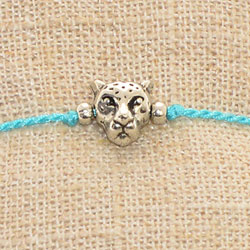 BRACCIALI SIMPLE TEMALI MINIMALIZ CIONDOLI TESTA DI PANTERA