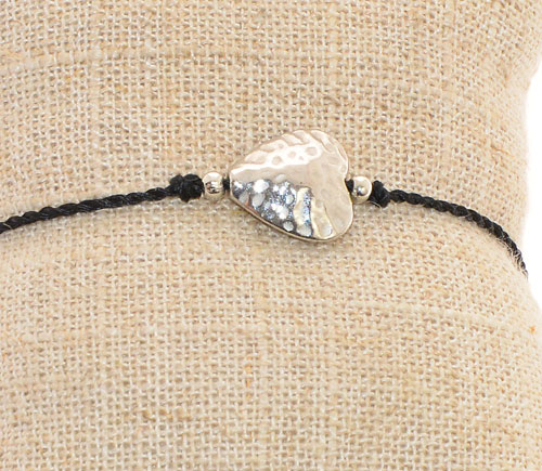 BRACCIALI SIMPLE TEMALI MINIMALIZ CIONDOLI CUORE - Image 2