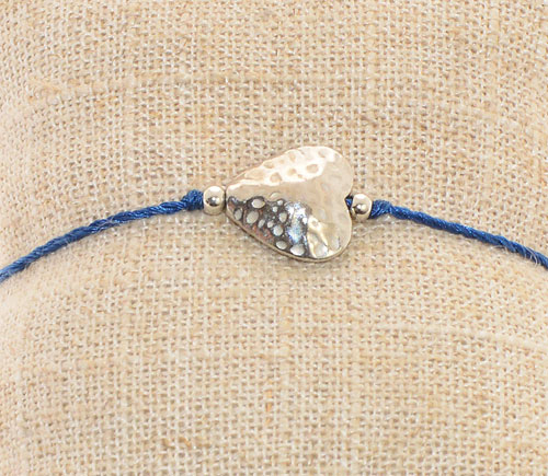 BRACCIALI SIMPLE TEMALI MINIMALIZ CIONDOLI CUORE - Image 3