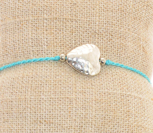 BRACCIALI SIMPLE TEMALI MINIMALIZ CIONDOLI CUORE - Image 4