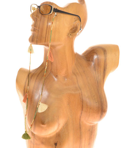 CORDINI PORTAOCCHIALI MGB COMB TASSEL E CRISTAL TITIK - Image 2